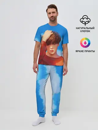 Мужская пижама с брюками / Park Jimin Art