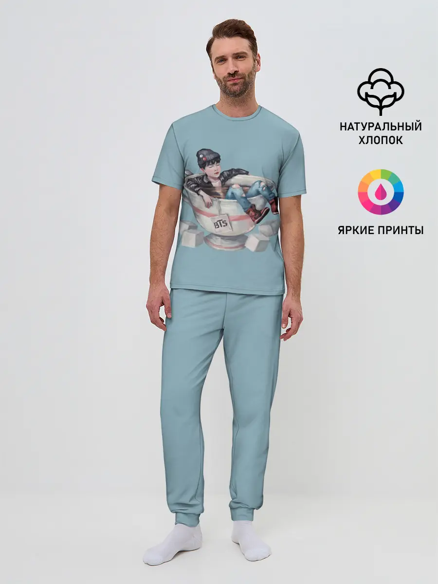 Мужская пижама с брюками / BTS in cup