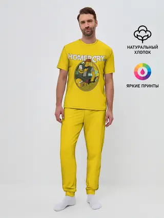 Мужская пижама с брюками / Homer Cry