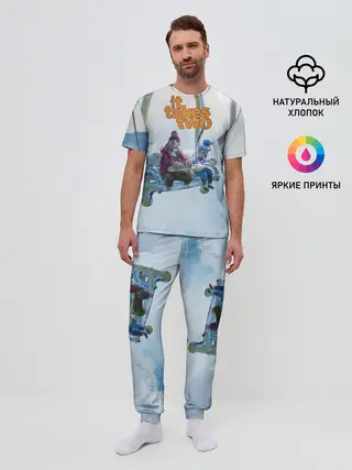 Мужская пижама с брюками / It Takes Two Коди и Мэй