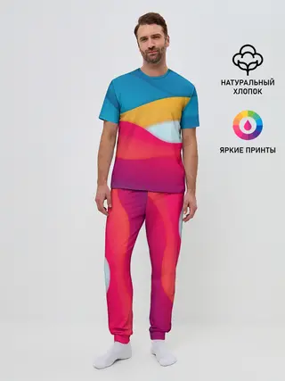 Мужская пижама с брюками / Палитра Цвета