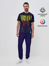 Мужская пижама с брюками / Nirvana Neon