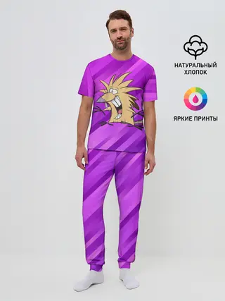 Мужская пижама с брюками / Крутые Бобры