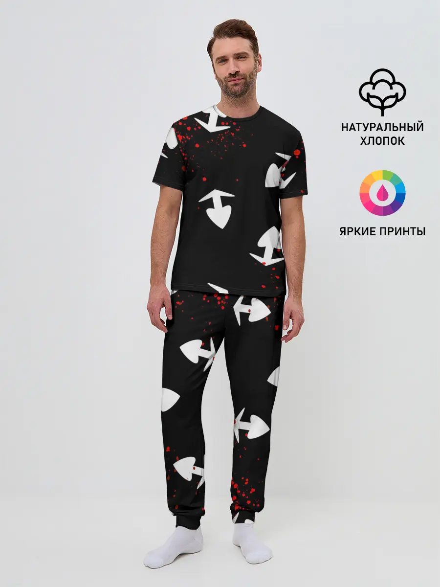 Мужская пижама с брюками / Плащ Хяккимару