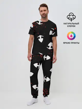 Мужская пижама с брюками / Плащ Хяккимару