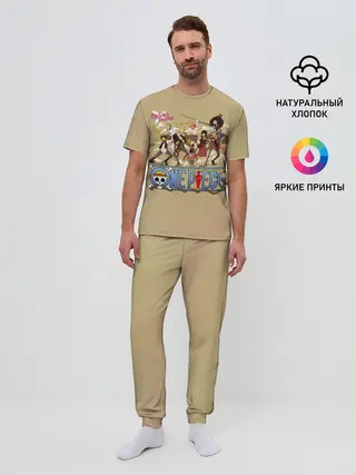 Мужская пижама с брюками / Пираты Соломенной Шляпы | One Piece