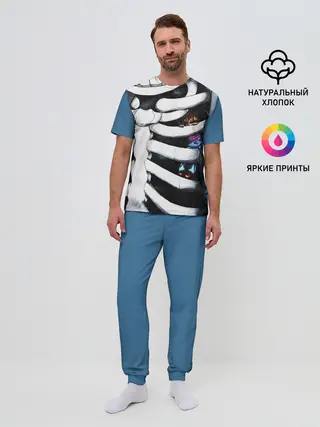 Мужская пижама с брюками / SANS AND FRISK