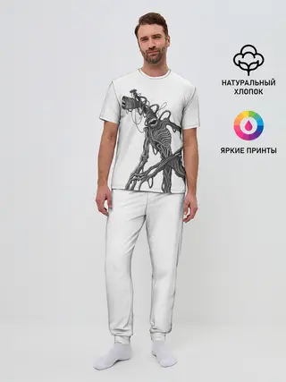 Мужская пижама с брюками / SIREN HEAD РИСУНОК