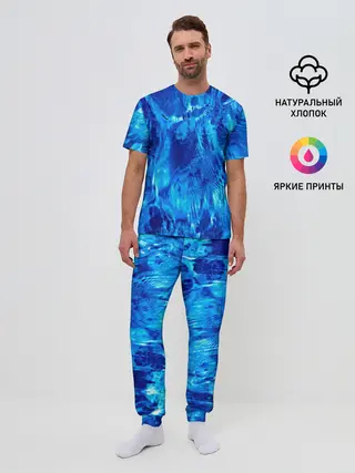 Мужская пижама с брюками / Жаркая Пустыня