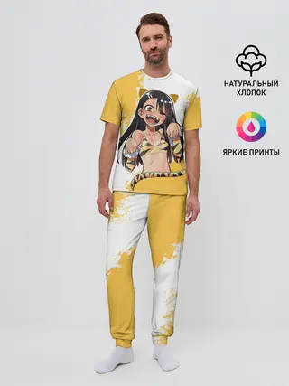 Мужская пижама с брюками / Nagatora Tigra