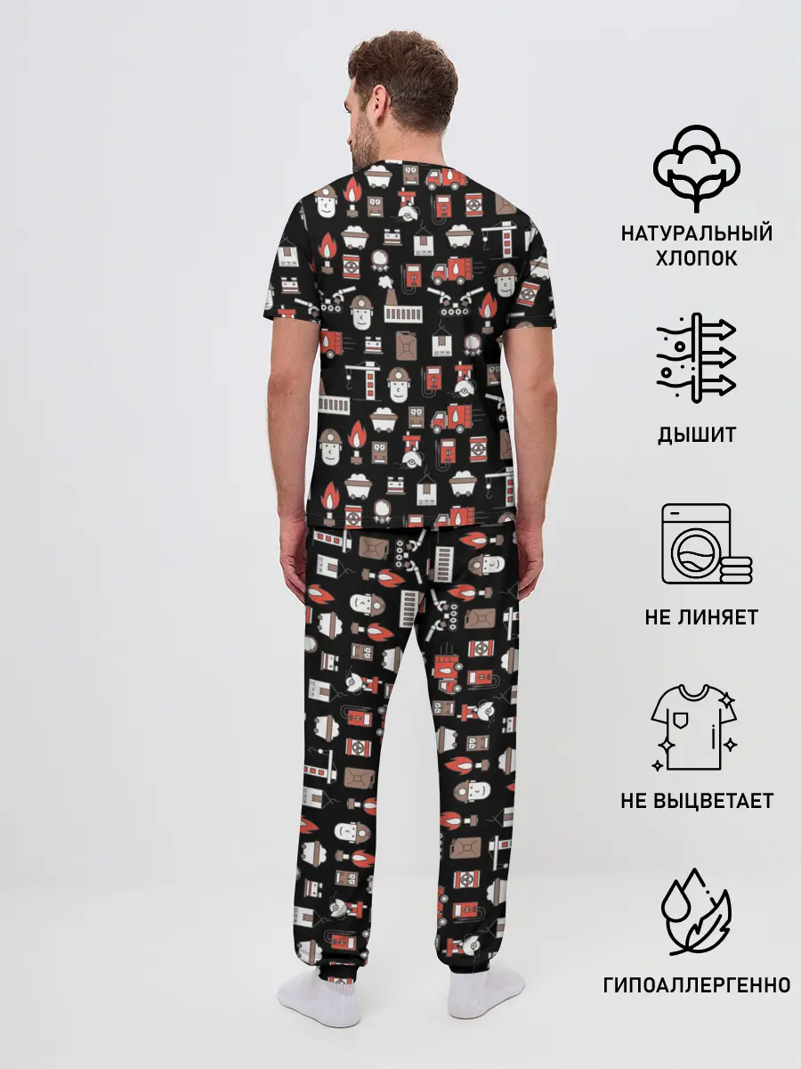 Мужская пижама с брюками / Металлург