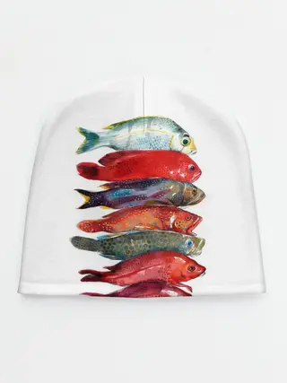Детская шапка / рыбки
