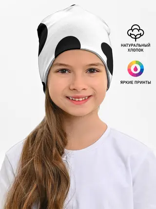 Детская шапка / Cow print