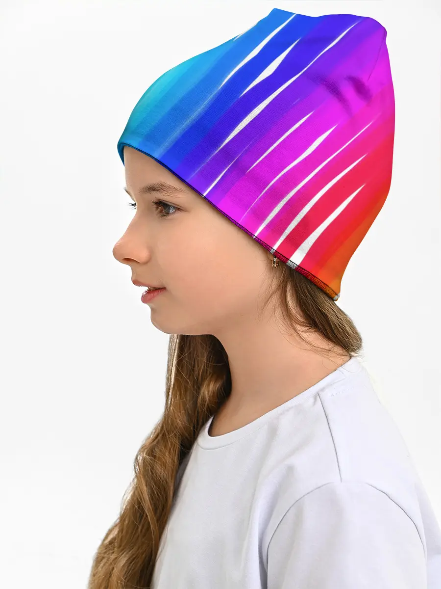 Детская шапка / Перелив цвета