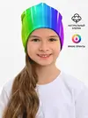 Детская шапка / Перелив цвета