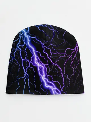 Детская шапка / НЕОНОВАЯ МОЛНИЯ / ГРОЗА