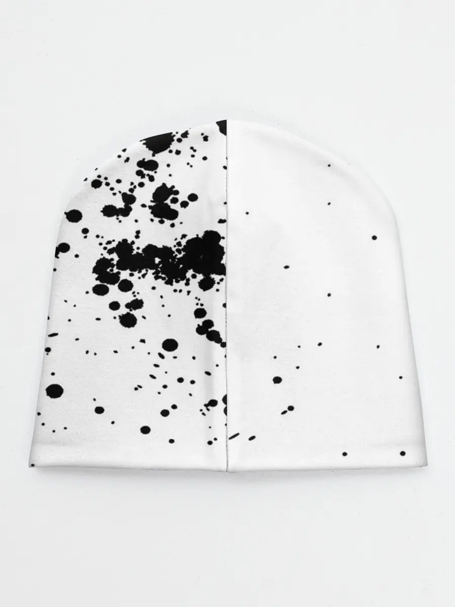 Детская шапка / Черные быки брызги Чёрный клевер