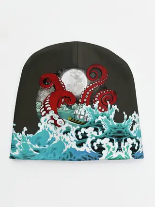 Детская шапка / Корабль на Волнах | Кракен