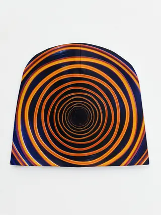 Детская шапка / Круги неоновые