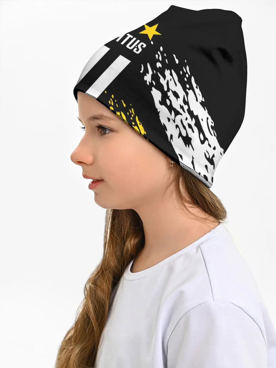 Детская шапка / JUVENTUS / ЮВЕНТУС / КРАСКА