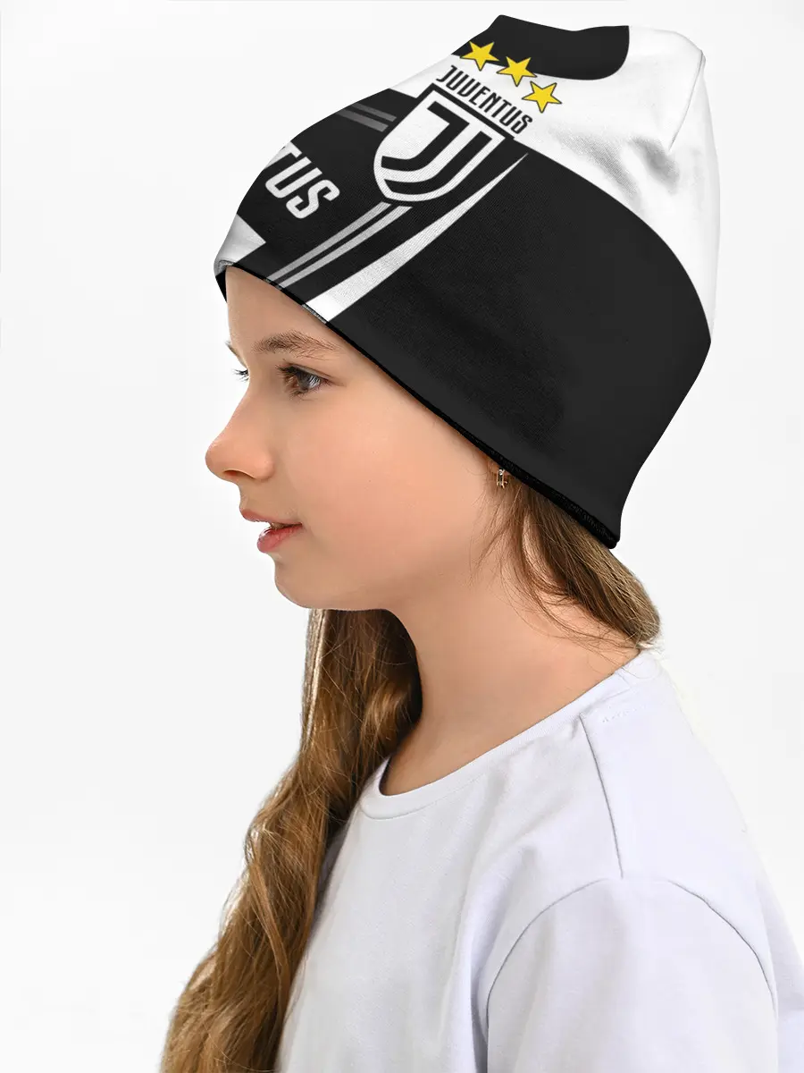 Детская шапка / JUVENTUS / ЮВЕНТУС / ПОЛОСЫ