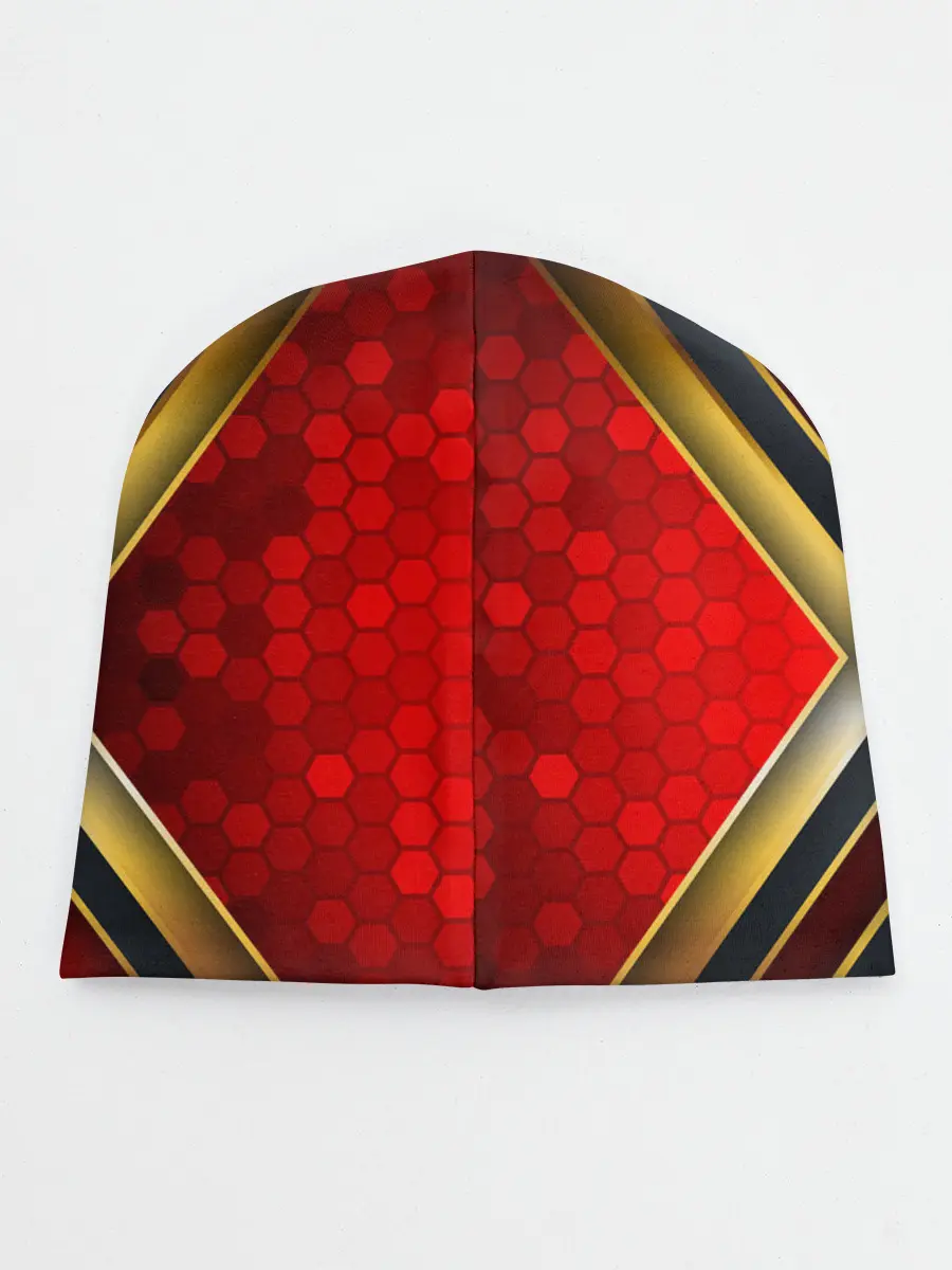 Детская шапка / Black & Red 3D