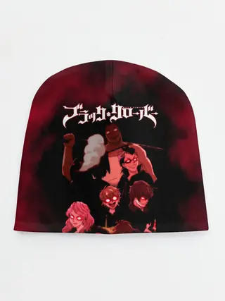 Детская шапка / Черные быки демонические глаза