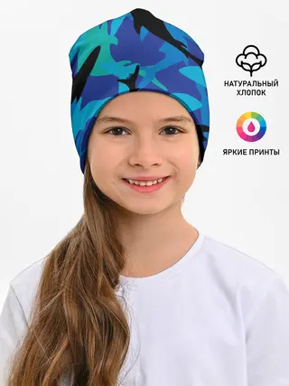 Детская шапка / Акулы паттерн