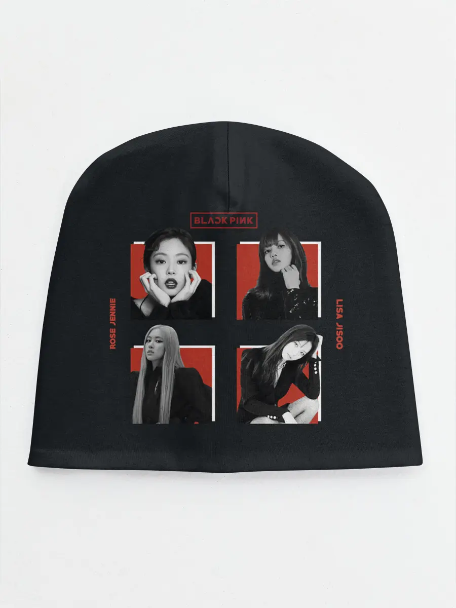 Детская шапка / BLACKPINK | Red and black