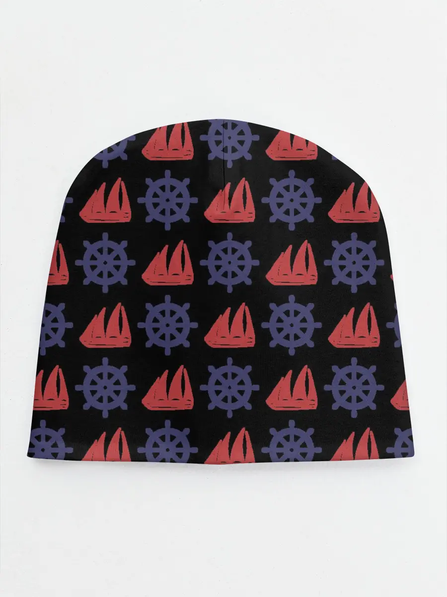 Детская шапка / Корабли и штурвалы