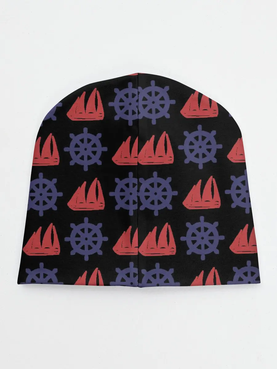 Детская шапка / Корабли и штурвалы