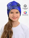 Детская шапка / Синие круги