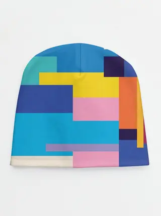 Детская шапка / Плавные узоры