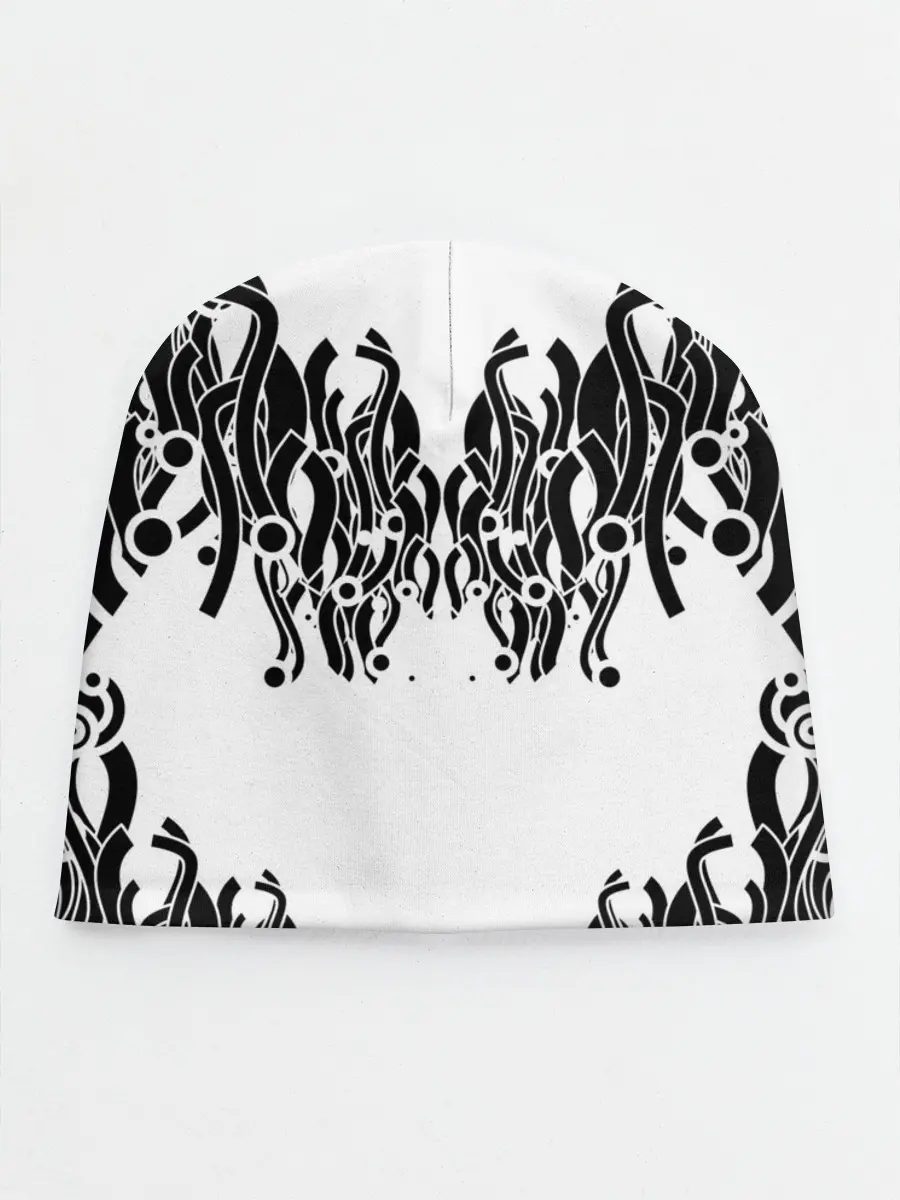 Детская шапка / абстракция, круги, линии,