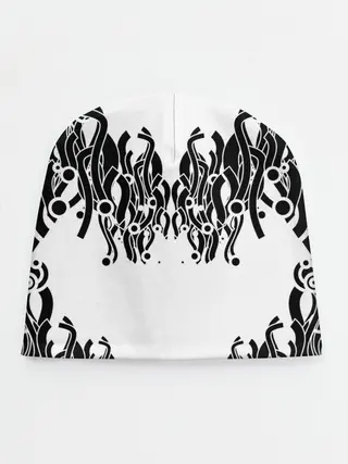 Детская шапка / абстракция, круги, линии,