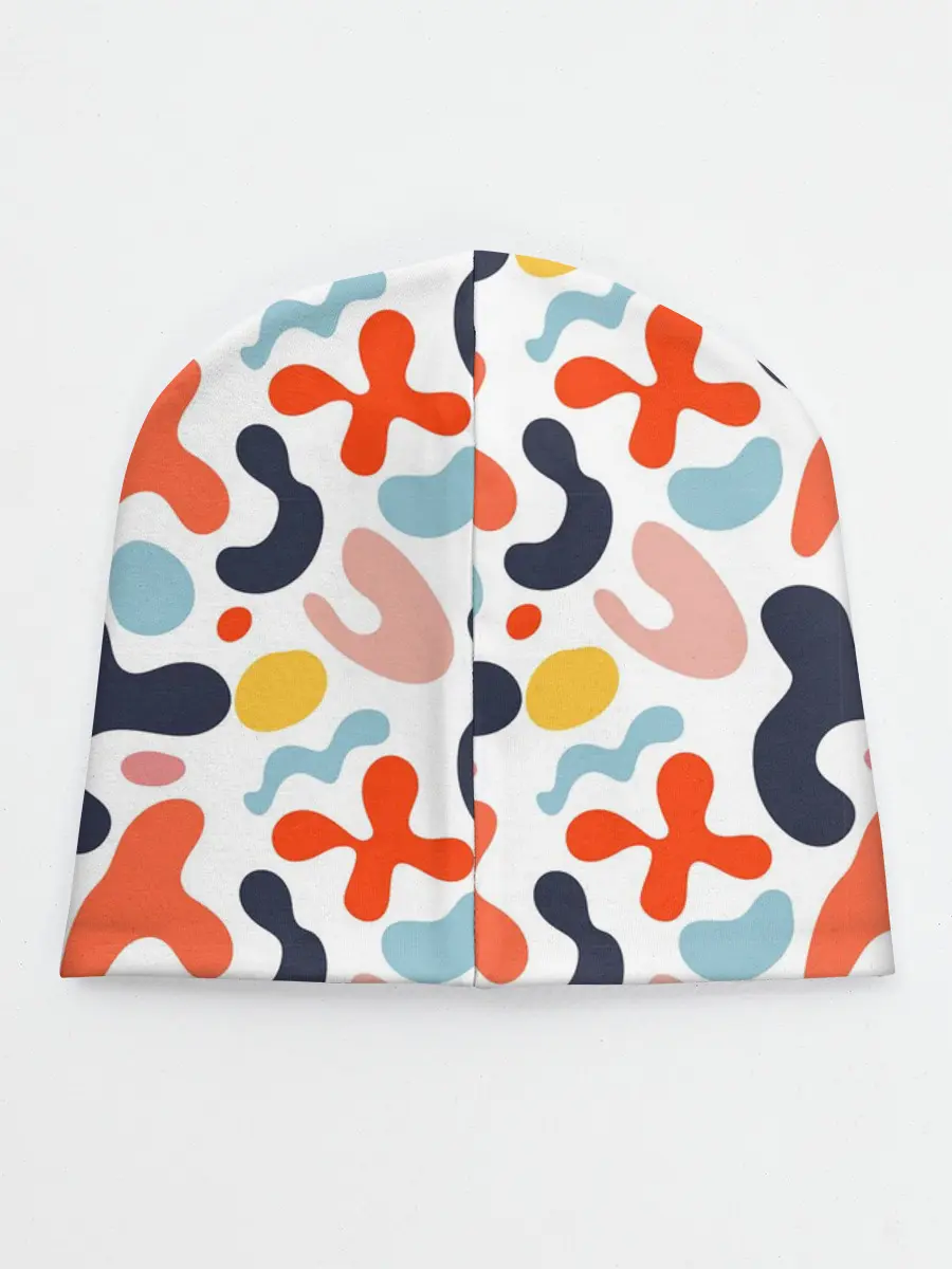 Детская шапка / Абстрактные цветные пятна