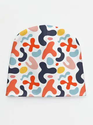 Детская шапка / Абстрактные цветные пятна