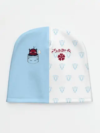 Детская шапка / Чёрный клевер Неро в кармашке