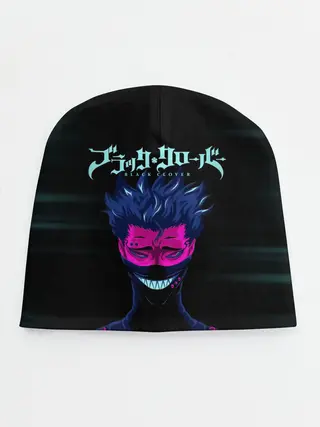 Детская шапка / Зора Идеаре Чёрный клевер