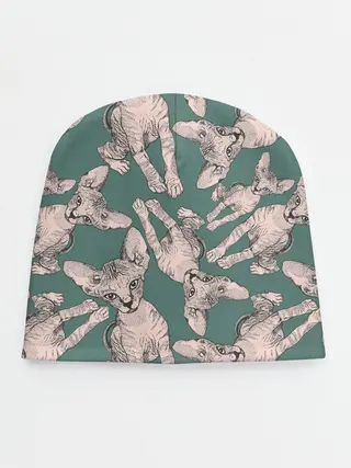Детская шапка / Котёнок сфинкса