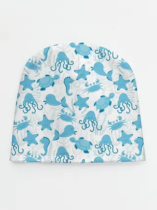 Детская шапка / Морские жители