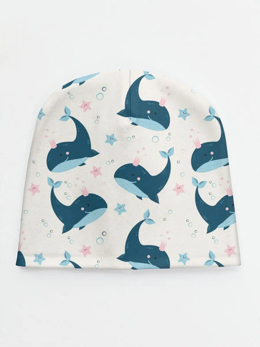 Детская шапка / Киты
