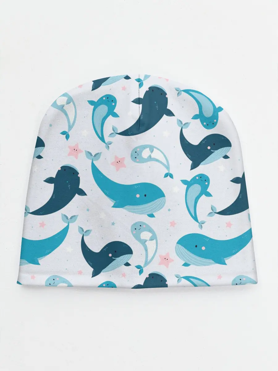 Детская шапка / Киты и тюлени