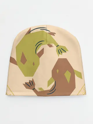 Детская шапка / Рыбы. Знаки зодиака, море