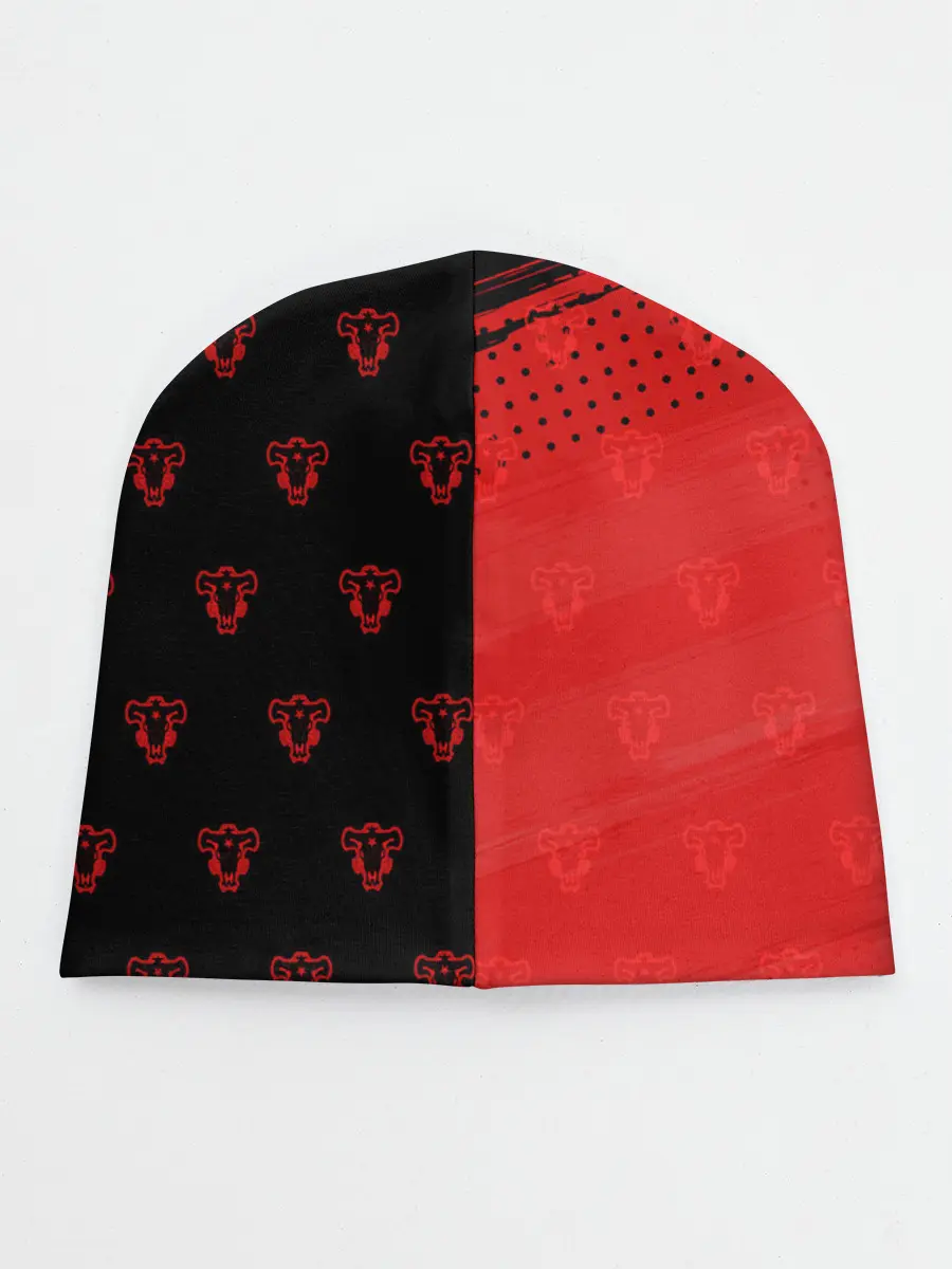 Детская шапка / Чёрный клевер голова Аста