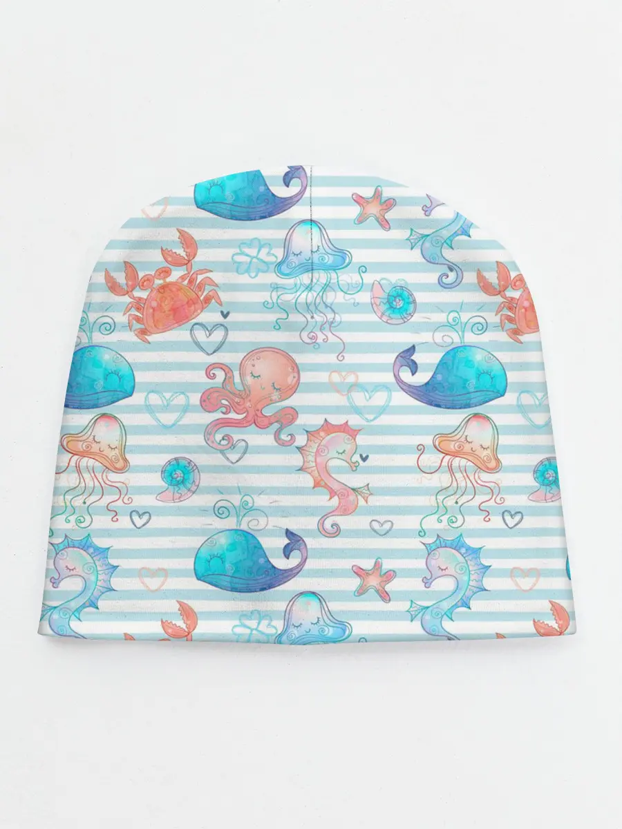 Детская шапка / Морские жители