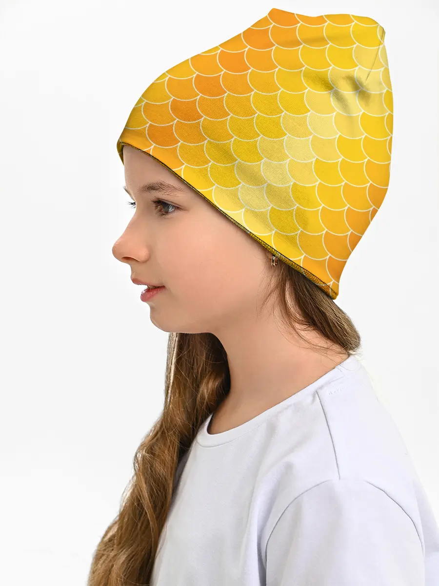 Детская шапка / Желтая чешуя