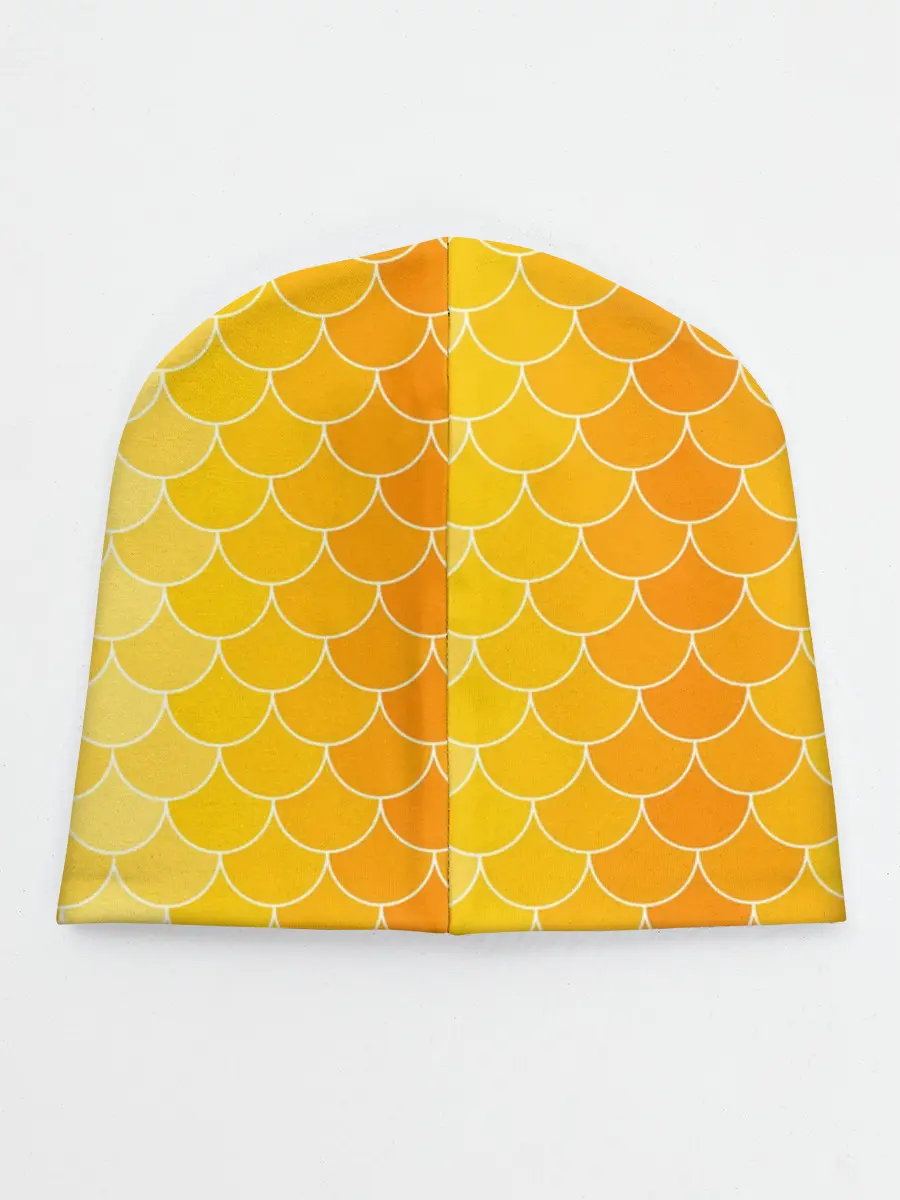 Детская шапка / Желтая чешуя