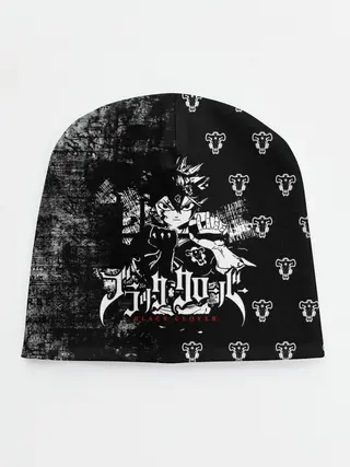 Детская шапка / Черный Аста Чёрный клевер