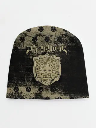 Детская шапка / Золотой Рассвет Чёрный клевер